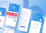 design modern mobile app UI UX in figma for ios, android and startup mvps